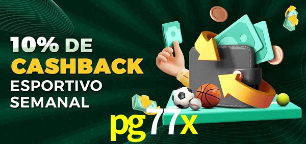 10% de bônus de cashback na pg77x